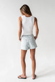 Thomas Striped Denim Shorts