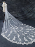 Vintage Floral Lace Cathedral Veil Bridal Veil Wedding Veil