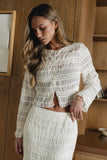 Marcus Chiffon Blouse in Cream