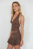Alexi Mesh Mini Ruffle Skort