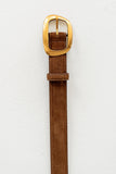 Jonas Asymmetrical Belt in Cognac