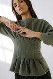 York Pleated Sweater FINAL SALE