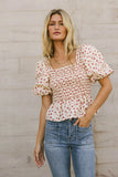 Gretta Smocked Blouse FINAL SALE
