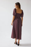 Jersey Polka Dot Midi Dress FINAL SALE