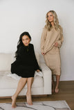 Lilly Cable Knit Skirt in Cream FINAL SALE