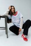 Home Run Oversized Tee in Blue