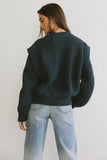 Dream Knit Sweater in Dark Teal FINAL SALE