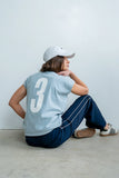 Vinnie Muscle Tee in Blue