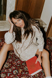 Liam Floral Mini Dress in Oatmeal FINAL SALE
