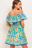 BRIA OFF THE SHOULDER MINI DRESS