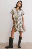 Loli Plaid Mini Dress FINAL SALE