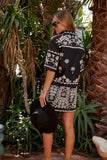 Alexsis Embroidered Mini Dress FINAL SALE