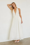 Arden Linen Halter Maxi Dress