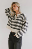 Kamryn Striped Knit Top FINAL SALE