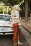 Rylie Denim Maxi Skirt in Rust FINAL SALE
