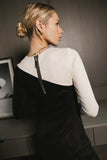 Fér Böhme Two Tone Suede Dress FINAL SALE