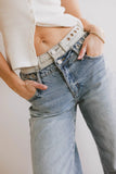 Cierra Double Waisted Wide Leg Jeans FINAL SALE