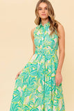 DAYS WITH YOU MIDI SHIRT DRESS GREEN FINAL SALE