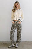 Karmella Contrast Cardigan