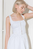 CATCH THE SUN WHITE MIDI DRESS