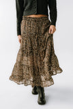 Kayden Leopard Maxi Skirt FINAL SALE