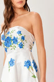 GARDEN MUSE FLORAL MIDI DRESS