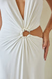 Seraya Halter Cut Out Maxi Dress