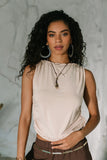 Maia Braided Top in Bone