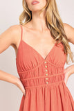 CORAL BLOSSOM MAXI DRESS