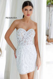 4227 Primavera Corset Beaded Mini Dress