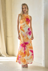 Ayah Open Back Maxi Dress