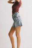 Ariel Distressed Denim Shorts