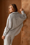 Diana Striped Button Up FINAL SALE