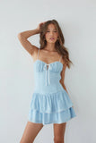 Fiorella Open Back Mini Dress