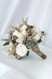 Free Form Silk Flower Bridal Bouquets