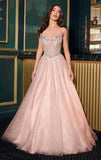 AUGUSTINE GOWN STRAPLESS GOTHIC BALL GOWN