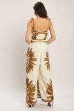 DESERT SUNBURST WIDE LEG JUMPSUIT