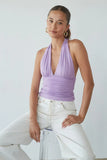 Deepika Ruched Halter Top