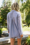 Delta Striped Button Up