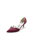 Pearl Pointed Toe Stiletto Heels