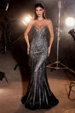 MAXWELL GOWN CRYSTAL STRAPLESS EMBELLISHED MERMAID GOWN