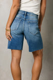 Rebecca Bermuda Shorts in Medium Wash