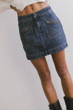 Bandri Denim Mini Skirt FINAL SALE