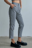 Madie Gingham Pants in Black