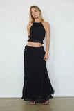 Kehlani Ruching Maxi Skirt