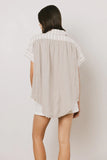 Easton Mixed Media Blouse FINAL SALE