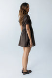 Jennie Mini Dress in Brown
