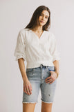 Chelsea High Rise Denim Shorts