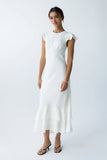 Mateo Floral Maxi Dress in Ivory