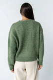 Russel Oversized Sweater in Green